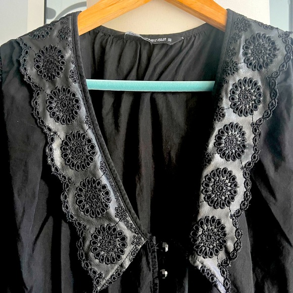 Zara mini summer dress in black. Size S - Picture 1 of 3